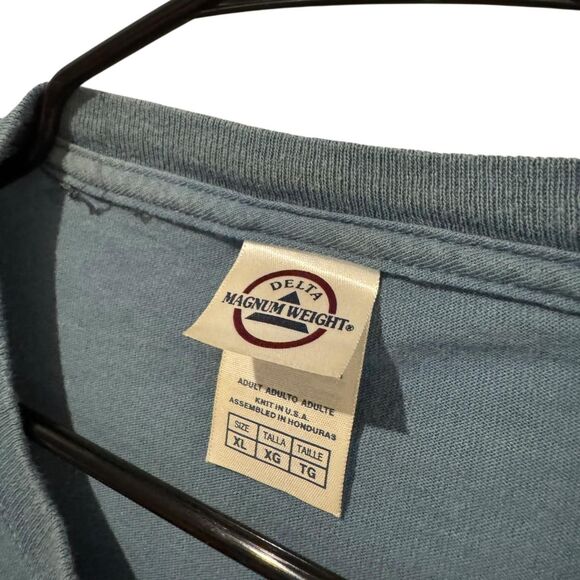 Vintage Delta Magnum Weight Y2K Ford Mustang Car T-Shirt - Picture 3 of 4